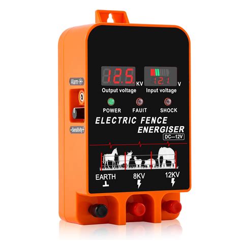 Snapklik.com : 25J Electric Fence Charger Energizer, 2.5 Joules 50 ...