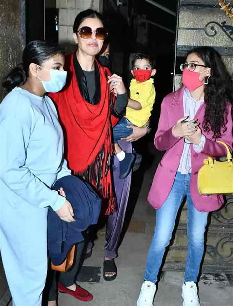 Did Bollywood actress Sushmita Sen adopt a son after having two daughters?