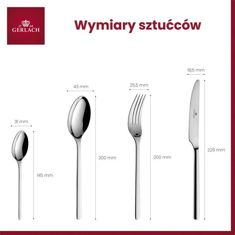 Gerlach Cutlery Set, Shiny Modern, Stainless Steel, Silver, 30 x 27 x 5 ...