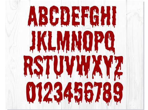 Dripping Blood Font