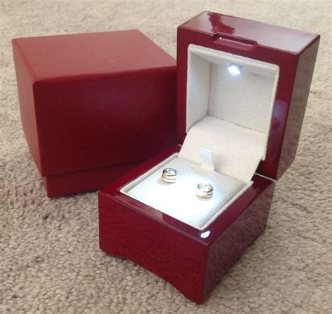 diamond earrings in a box