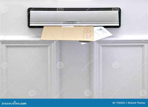 Letterbox and letters stock image. Image of chrome, letter - 1756505
