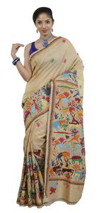 Shop online for Kantha embroidered silk sarees of Bengal – Parinita ...