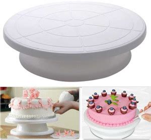 IARA Cake Decorating Revolving Icing Turntable Stand Rotating Platform ...