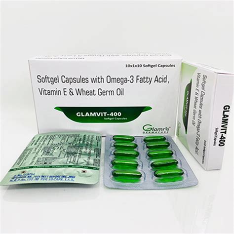 Glamvit-400 Soft Gel Capsules Edmund Healthcare Pvt. Ltd.