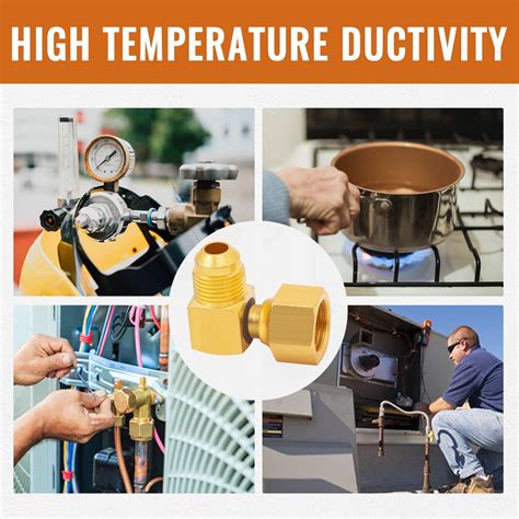 Buy SUNGATOR 90° Elbow Flare Fitting, 3/8 Female Swivel Flare x 3/8 ...