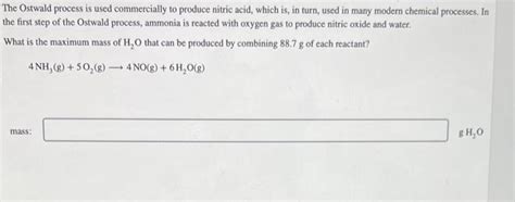 Image result for Ostwald Process Animation