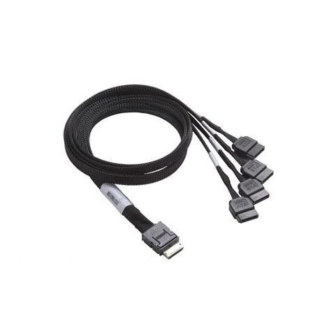 Supermicro CBL-SAST-0933 50cm OCuLink SFF-8611 (x4) to 4 SATA Cable