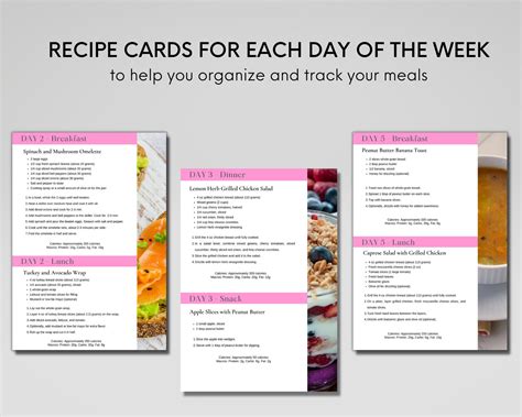 Diet Plan Weekly 800 Calorie Meal Plan With Recipes Low Calorie Deficit ...