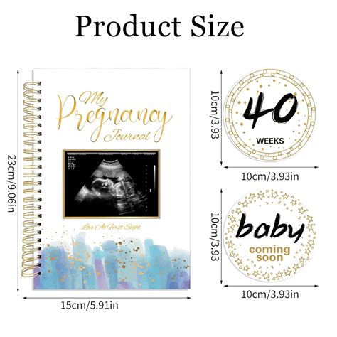 Buy Pregnancy Journal Memory Book with Stickers,Pregnancy Book for Mom ...