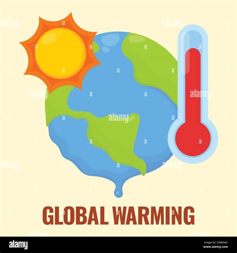 Planet earth global warming Stock Vector Images - Alamy
