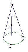 如图所示，已知圆锥底面半径r=10cm，母线长为40cm．（1）求它的侧面展开图的圆心角和表面积；（2）若一甲出从A点出发沿着圆锥侧面行到母线 ...