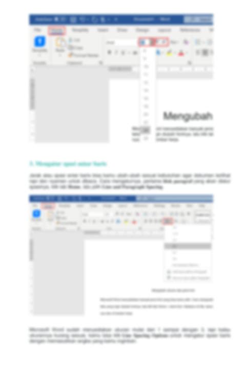 Image result for Contoh Format Tutorial Word
