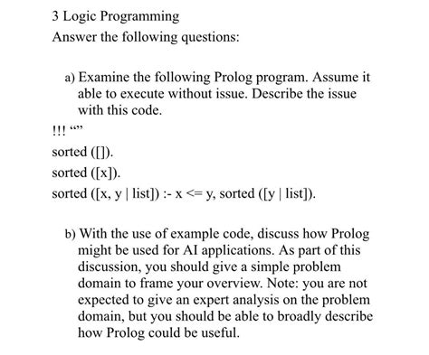 Image result for Prolog Questions