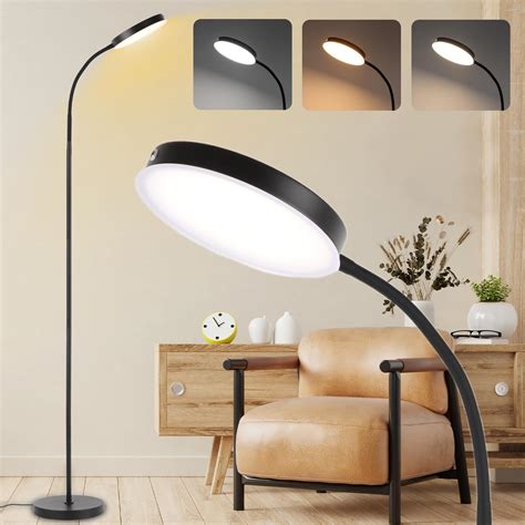 LALISU Floor Lamp, LED Floor Lamps for Living Room, Stepless Adjust ...