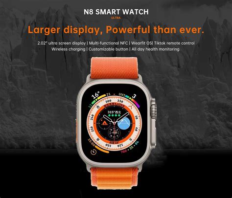 N8 Ultra Smart Watch - Rainbow Gadget