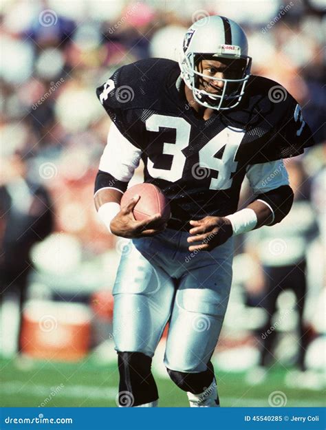 Bo Jackson Los Angeles Raiders Editorial Image - Image of jackson ...