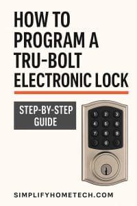 Tru Bolt Keyless Programming 的图像结果