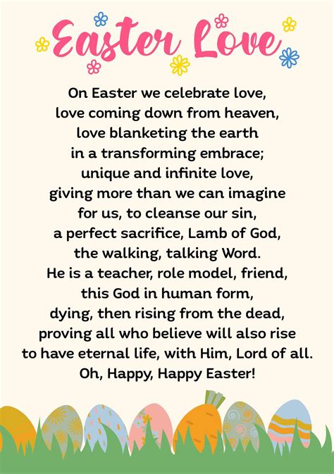 Easter Speeches - 10 Free PDF Printables | Printablee
