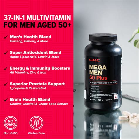 GNC Mega Men 50 Plus - 120 Tablets