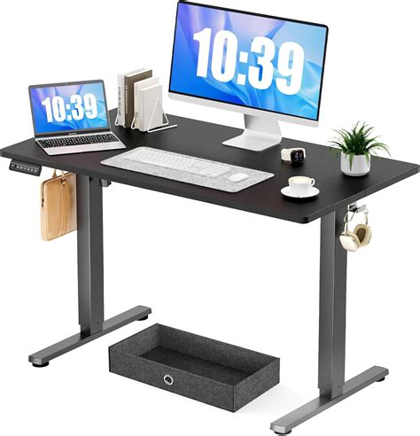 Amazon.com: Electric Standing Desk with Drawer, Adjustable Height Sit ...