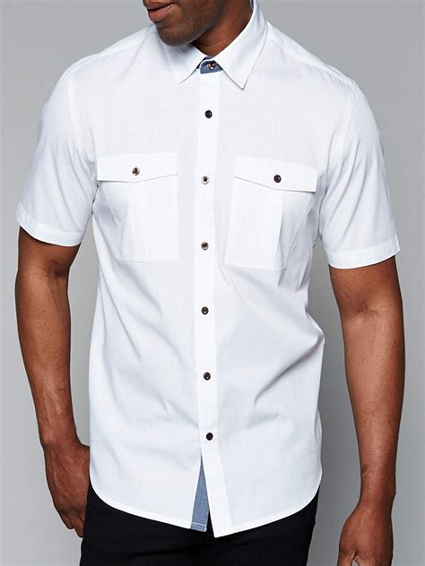 White Short Sleeve Shirt