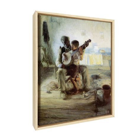 Henry Ossawa Tanner : the Banjo Lesson 1893 Canvas Gallery Wrapped or ...