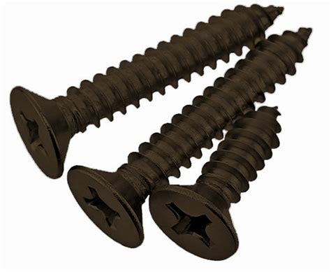 (12 Pack) 5 X 5/8" and 5 X 1/2" Flat Head Screws Natural Brass Bag of ...