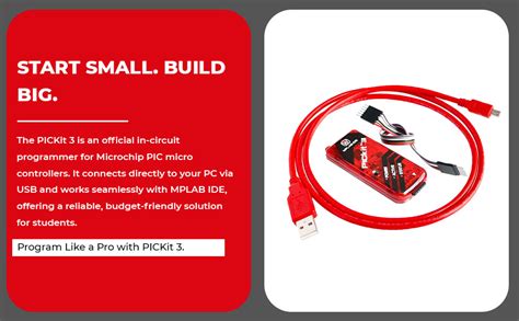 xcluma PICKit 3 PICKit3 Programer PIC Kit3 PIC Simulator : Amazon.in ...
