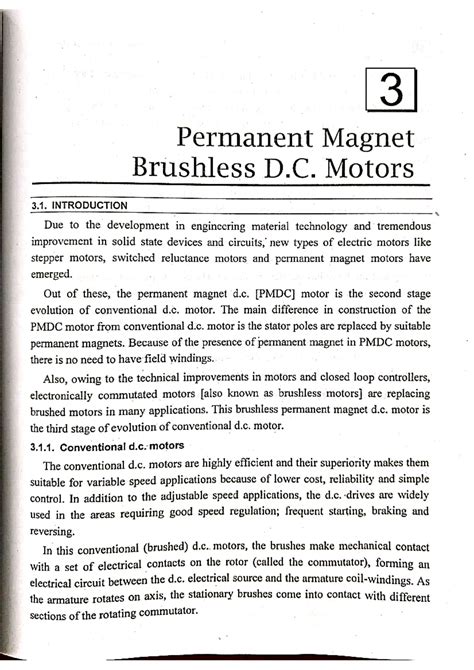 "UNIT-3-SPECIAL-ELECTRICAL-MACHINES: PM Brushless DC Motors Overview ...