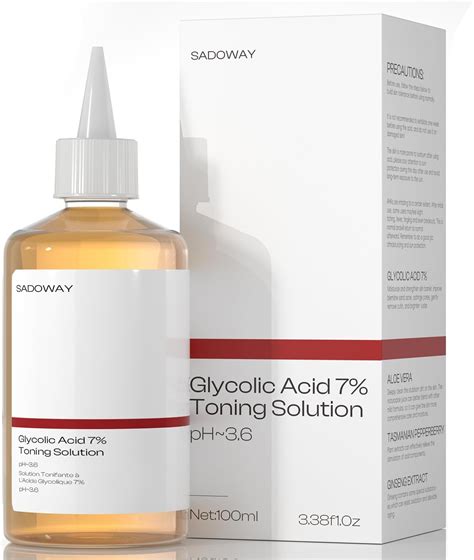 Amazon.com: Dermasil AHA Glycolic Acid Toning Solution 3-Pack – Exfoliating Toner for Face with ...