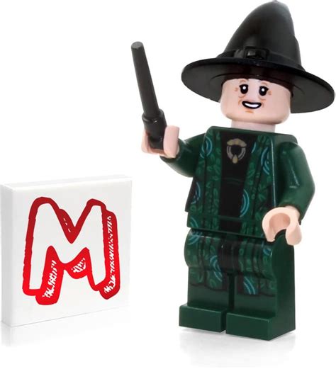 LEGO 2018 Harry Potter Minifigure - Professor Minerva McGonagall (with Black Wand and Stand ...