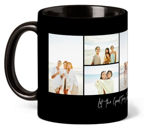 Custom 11oz Black Photo Coffee Mugs | Snapfish