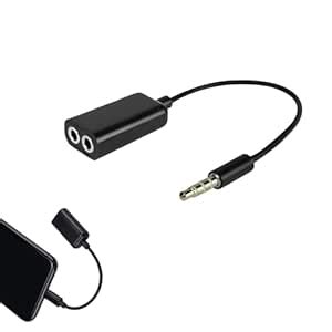Drumstone (𝐒𝐩𝐞𝐜𝐢𝐚𝐥 𝟏𝟓 𝐘𝐞𝐚𝐫𝐬 𝐖𝐚𝐫𝐫𝐚𝐧𝐭𝐲 3.5mm Headphone Jack Splitter, Two ...