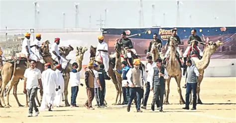 Camel polo, tug of war & matka race steal the show at Maru Mahotsav