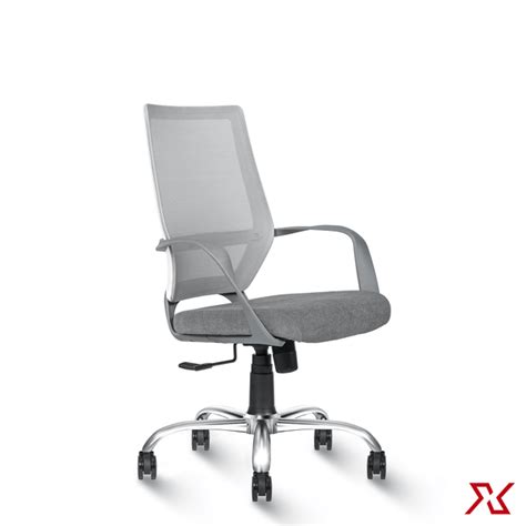 ZAK Medium Back (Grey Chair) – Exclusiff Seating Sytems