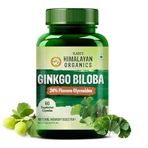 Buy Vlado’s Himalayan Organics Ginkgo Biloba 500mg With Brahmi for ...