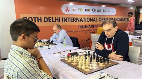 20th Delhi GM Open 2023 R7: Neelash Saha holds Aravindh Chithambaram to ...