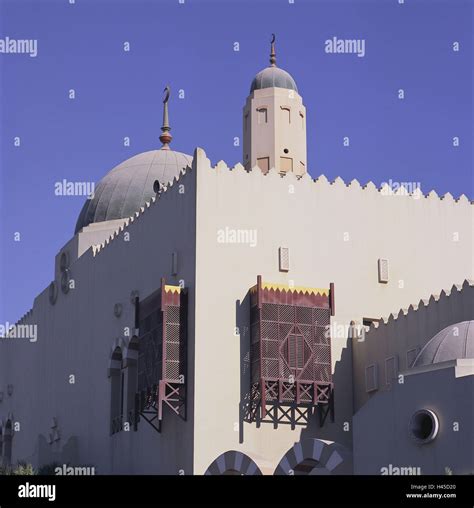 Qatar, Doha, mosque Masjid Shee, detail, sheikdom, town, capital, destination, place of interest ...