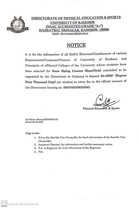 Directorate of Physical Education & Sports, University of Kashmir