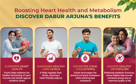 DABUR Arjuna Tablets - 60 Tabs | Promotes Heart Health | Manages ...