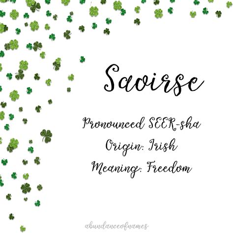 Ren's Baby Name Blog: Traditional Irish Names {Girls}