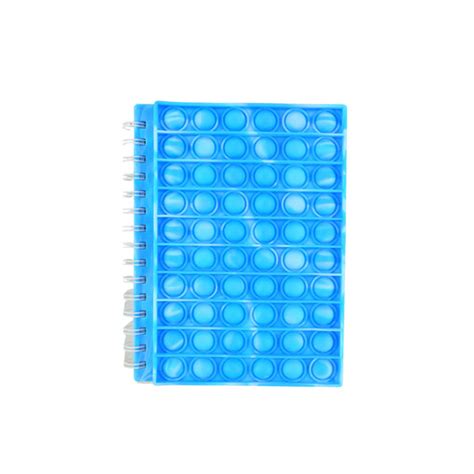 Smily Kiddos Pop IT spiral Note book - Light Blue