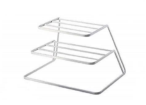 NAOE Stainless Steel Plate Stand, White : Amazon.in: Home & Kitchen