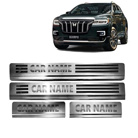 Kingsway Car Step Sill Plates for Mahindra Scorpio N 2022 Onwards Model ...