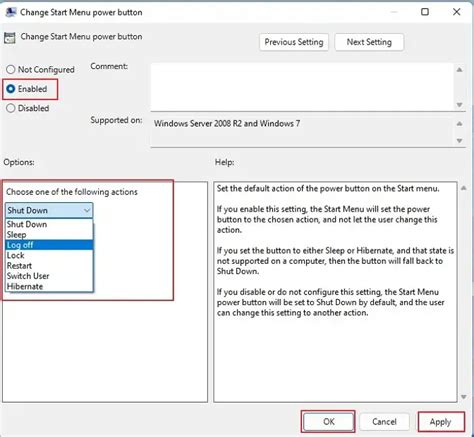 Windows: muutke välja- või toitenupu toiminguid - 4pmtech (Estonia)