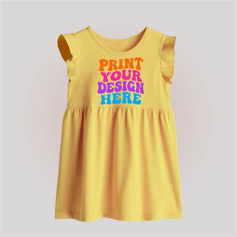Design Your Own Baby Girl Frock – Custom Print Outfit – Anveshana Clothing