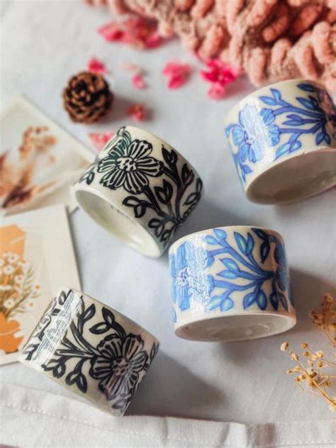 Handpainted Ceramic Cups - set of two – Roohani Rang