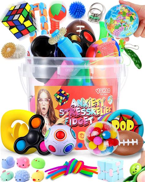Buy 38PCS Fidget Toys Stress Relief Toy Set for Adults Sensory Toys ...