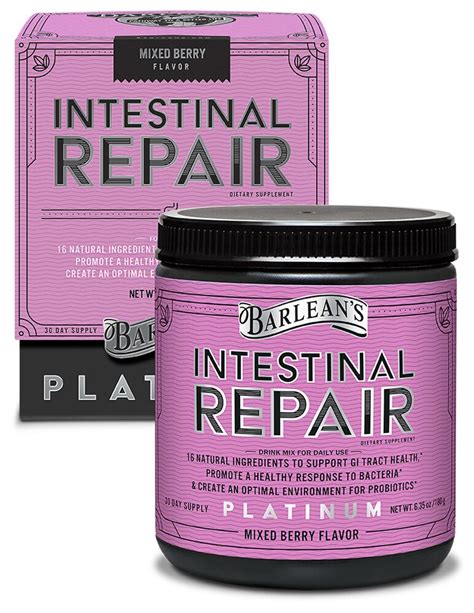 Barlean's Platinum Intestinal Repair Mixed Berry -- 6.35 oz - Vitacost